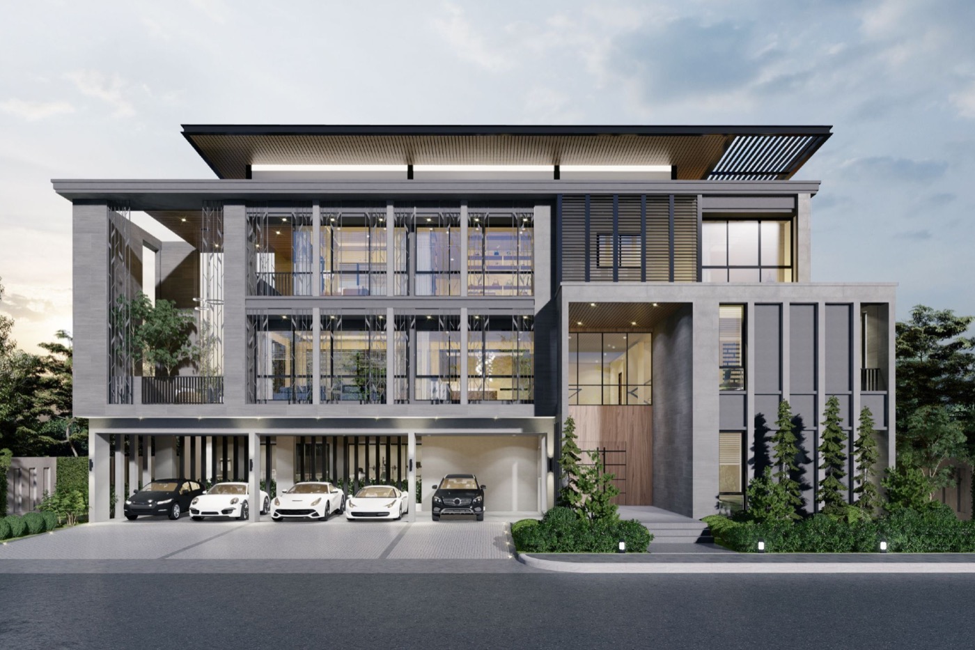 แบบบ้าน The Grand Modern Residence